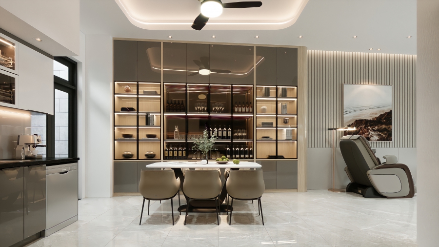 CÔNG TRÌNH NHÀ ANH MINH - THIẾT KẾ VÀ THI CÔNG BỞI SINHOME