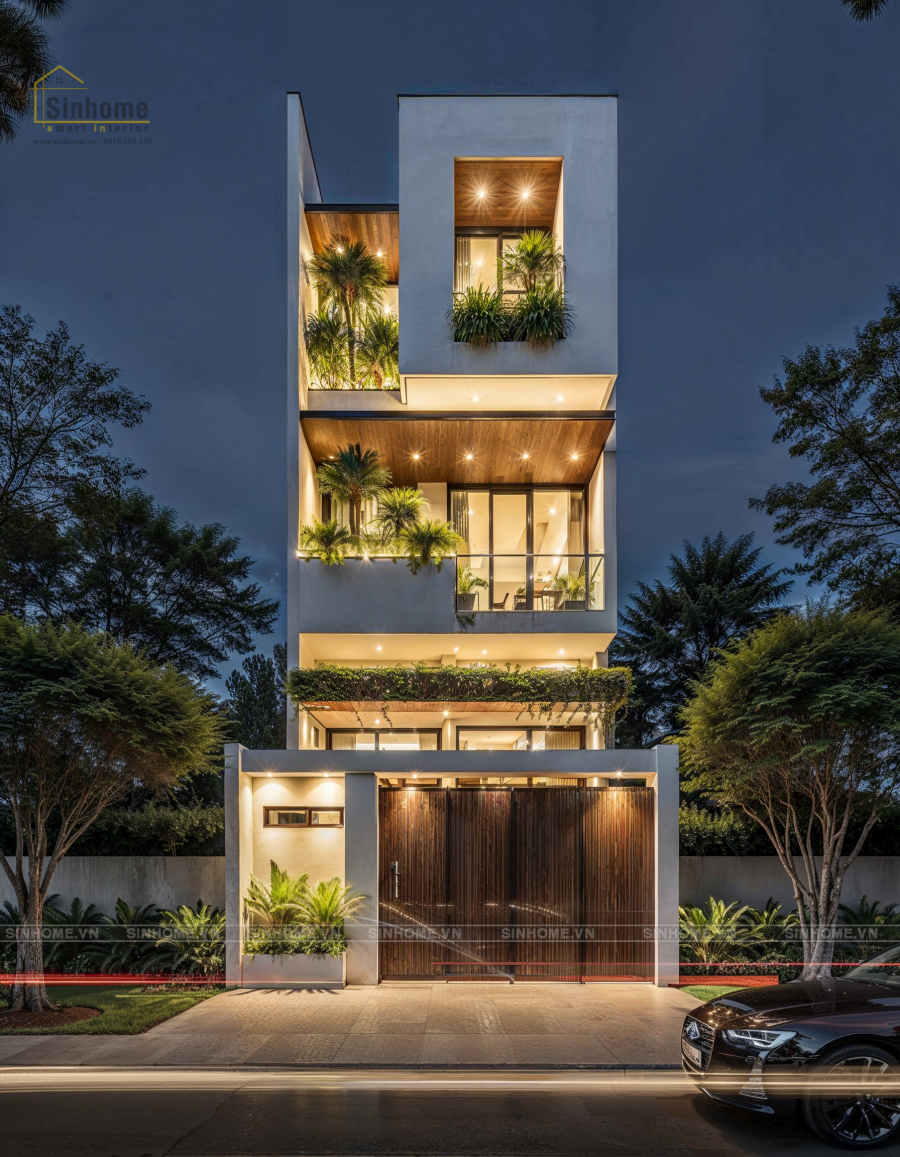 CÔNG TRÌNH NHÀ ANH MINH - THIẾT KẾ VÀ THI CÔNG BỞI SINHOME