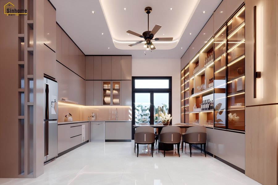 THIẾT KẾ VÀ THI CÔNG NHÀ PHỐ HIỆN ĐẠI Q7 - SINHOME ARCHITECTURE