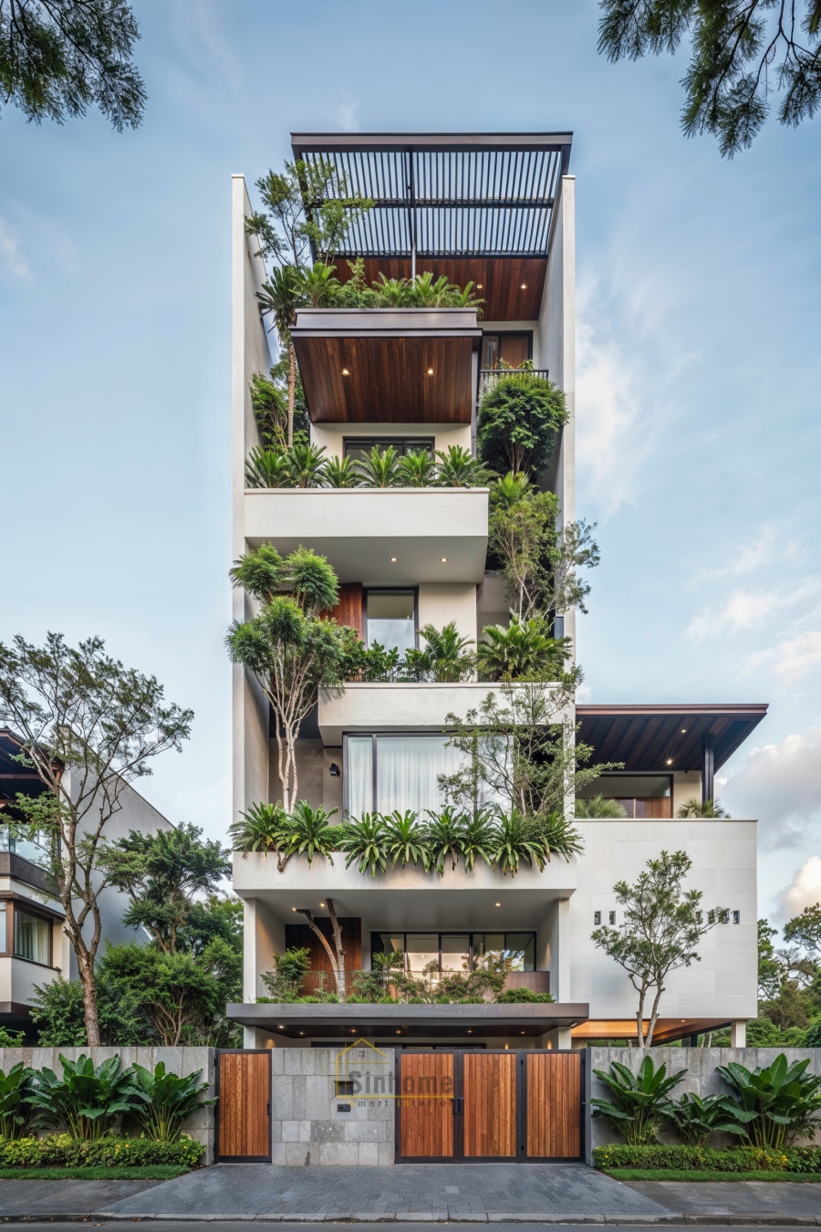 THIẾT KẾ VÀ THI CÔNG NHÀ PHỐ HIỆN ĐẠI Q7 - SINHOME ARCHITECTURE