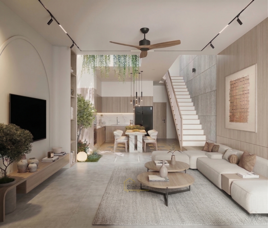 NHÀ PHỐ 3 TẦNG - KHÔNG GIAN XANH GIỮ LÒNG THÀNH PHỐ