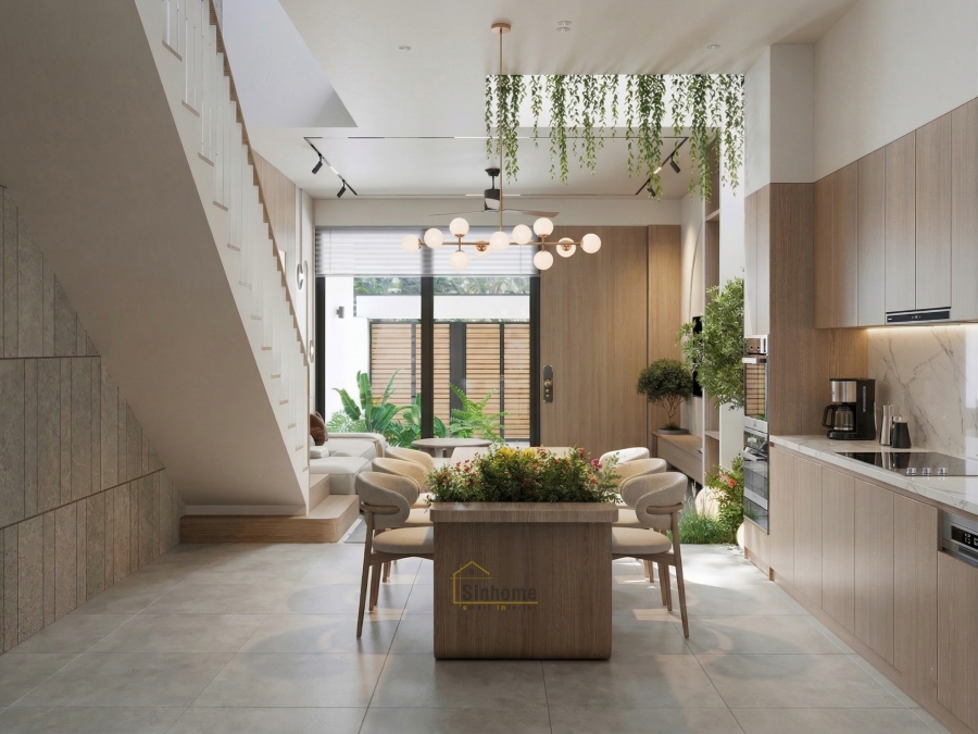 NHÀ PHỐ 3 TẦNG - KHÔNG GIAN XANH GIỮ LÒNG THÀNH PHỐ