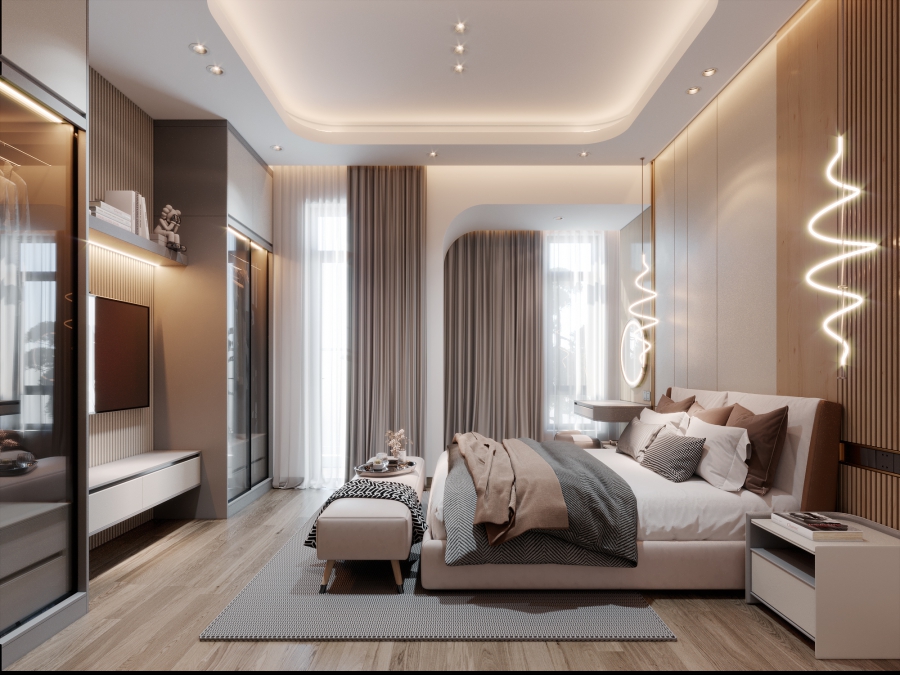 THIẾT KẾ VÀ THI CÔNG NHÀ PHỐ HIỆN ĐẠI Q7 - SINHOME ARCHITECTURE