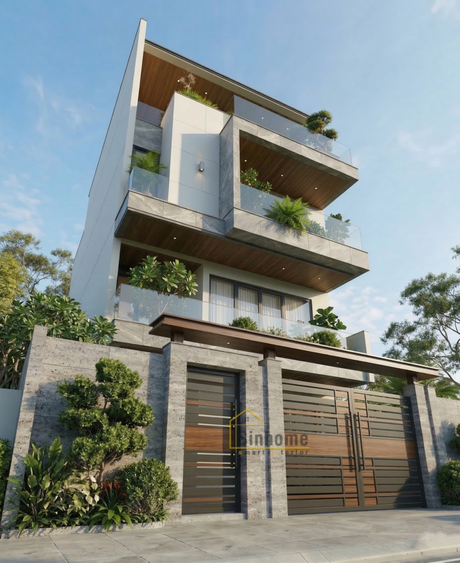 CÔNG TRÌNH NHÀ PHỐ 6X18M - THIẾT KẾ BỞI SINHOME