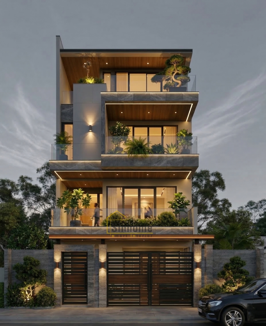 CÔNG TRÌNH NHÀ PHỐ 6X18M - THIẾT KẾ BỞI SINHOME