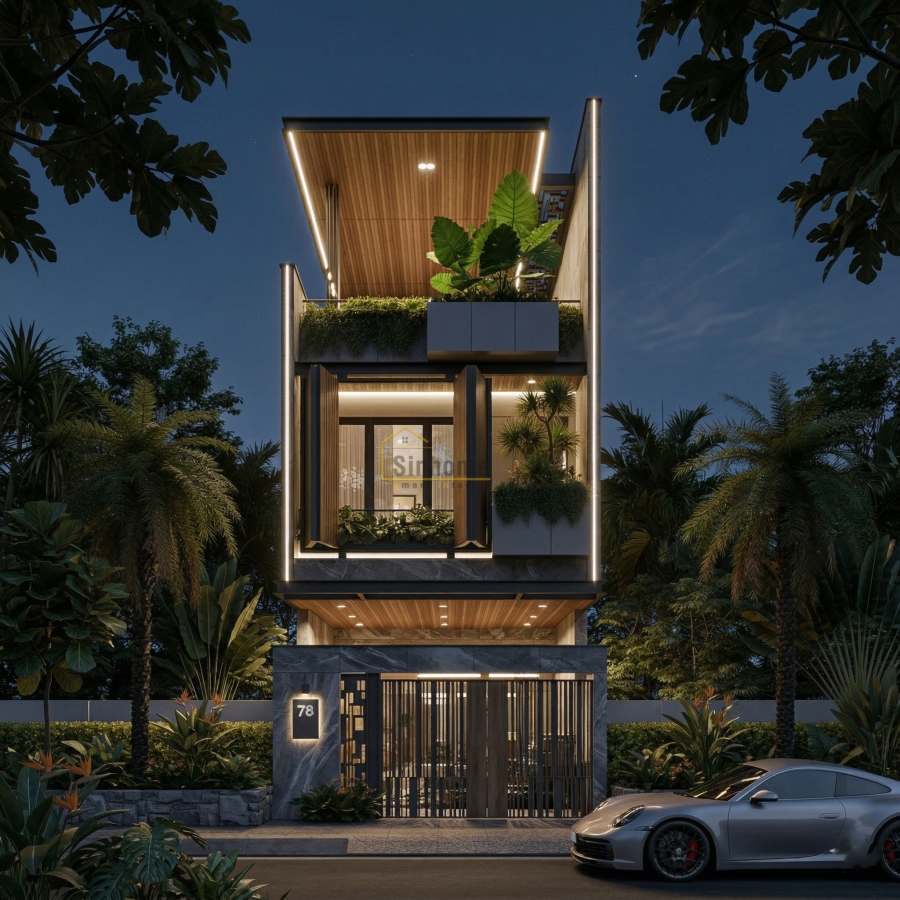 NHÀ PHỐ 3 TẦNG - KHÔNG GIAN XANH GIỮ LÒNG THÀNH PHỐ