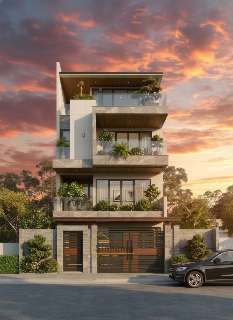 CÔNG TRÌNH NHÀ PHỐ 6X18M - THIẾT KẾ BỞI SINHOME