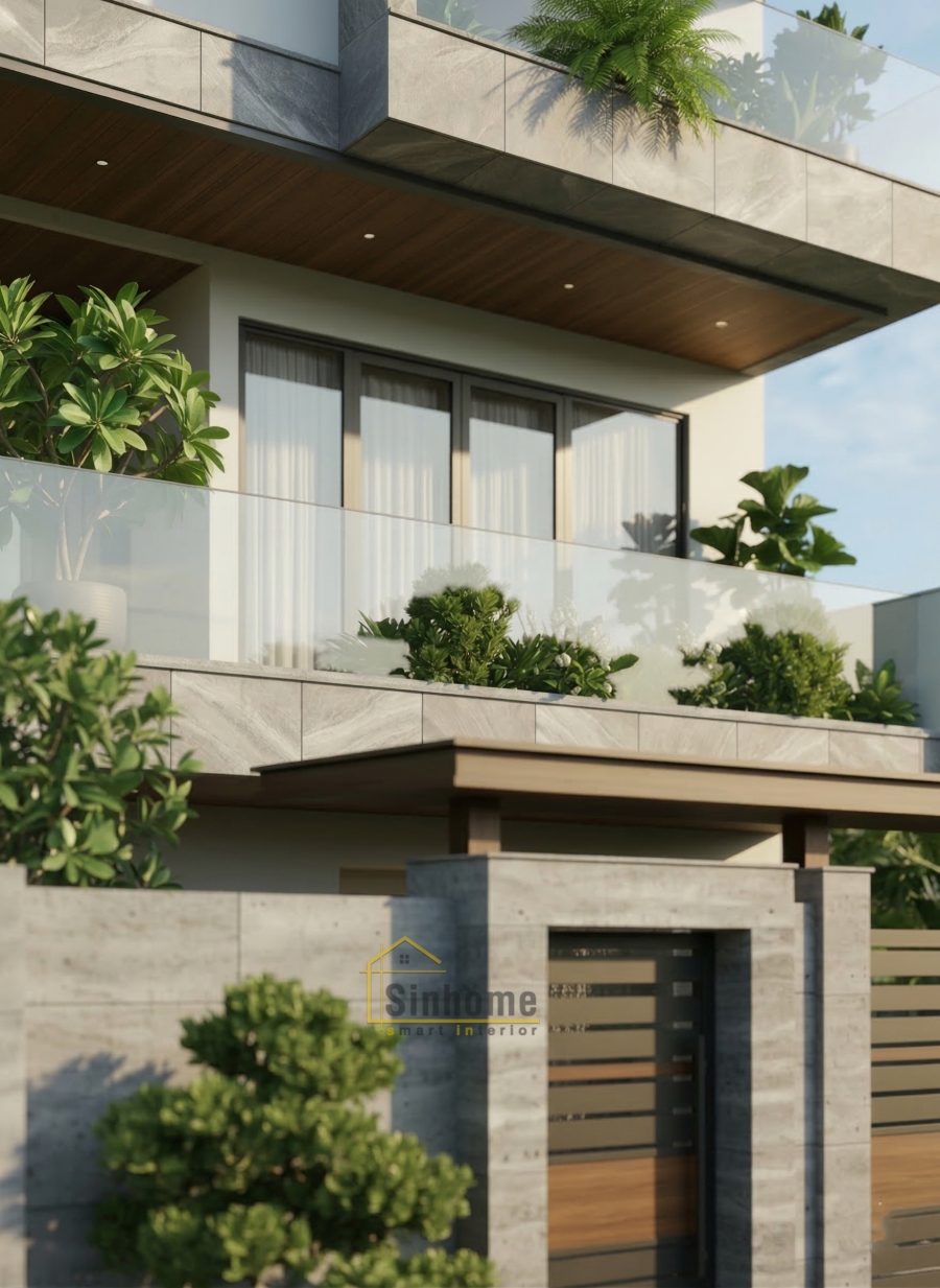 CÔNG TRÌNH NHÀ PHỐ 6X18M - THIẾT KẾ BỞI SINHOME