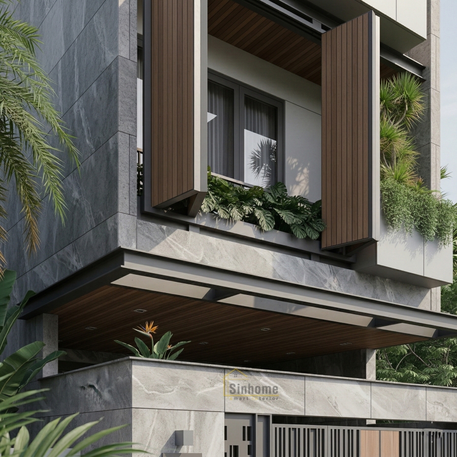 NHÀ PHỐ 3 TẦNG - KHÔNG GIAN XANH GIỮ LÒNG THÀNH PHỐ