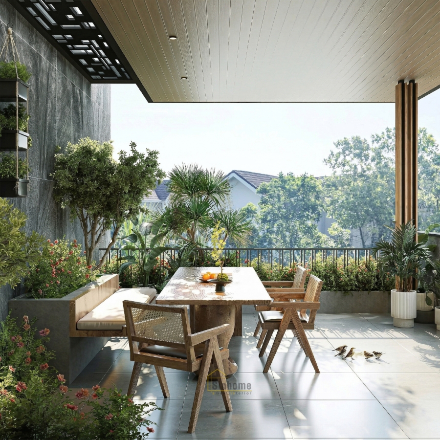 NHÀ PHỐ 3 TẦNG - KHÔNG GIAN XANH GIỮ LÒNG THÀNH PHỐ