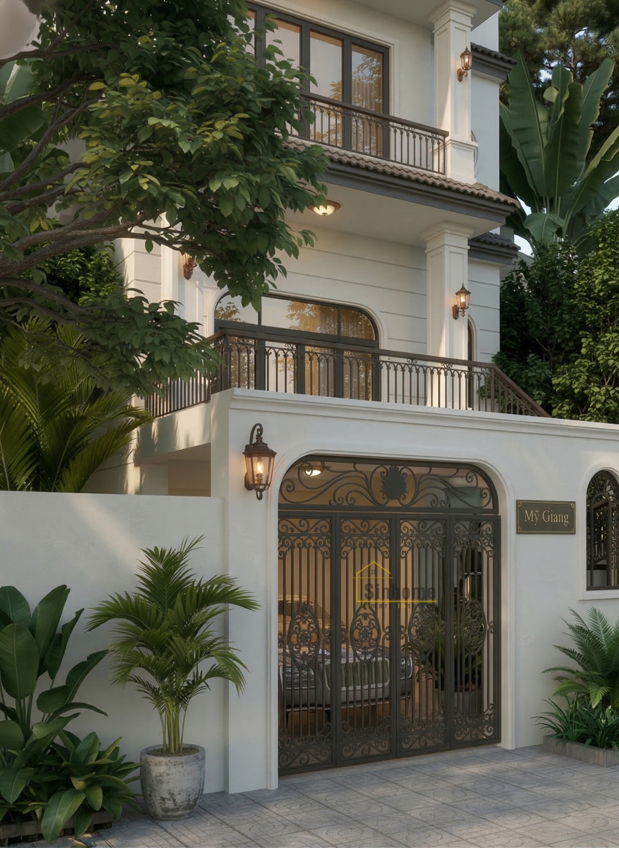 BIỆT THỰ TÂN CỔ ĐIỂN - VẺ ĐẸP SANG TRỌNG GIỮA LÒNG ĐÔ THỊ