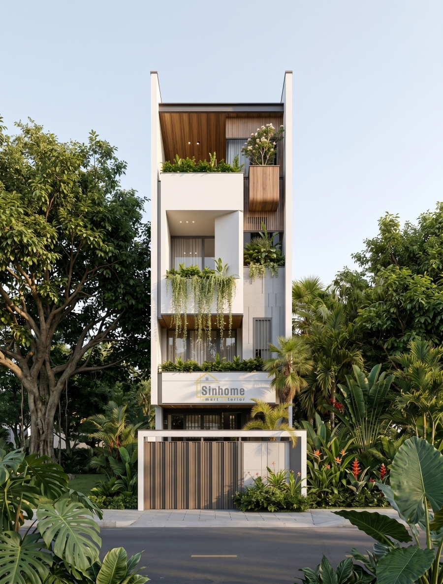 NHÀ PHỐ HIỆN ĐẠI - KHÔNG GIAN XU HƯỚNG XANH