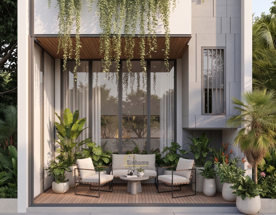 NHÀ PHỐ HIỆN ĐẠI - KHÔNG GIAN XU HƯỚNG XANH