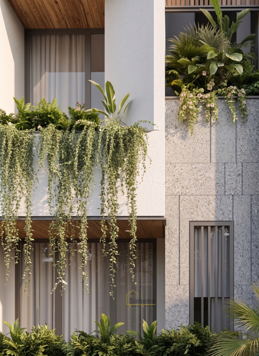 NHÀ PHỐ HIỆN ĐẠI - KHÔNG GIAN XU HƯỚNG XANH