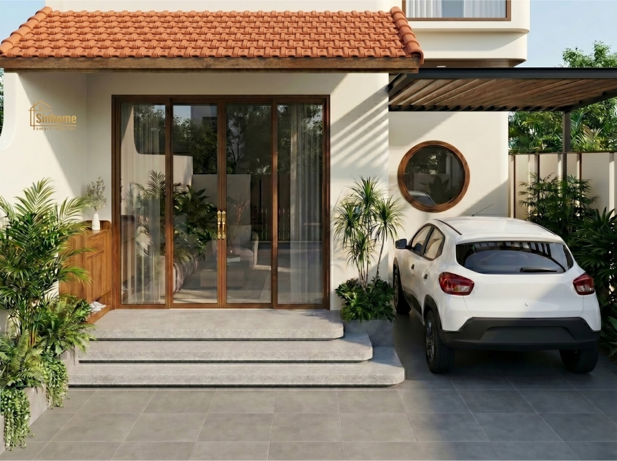NHÀ PHỐ MODERN "TROPICAL" KẾT HỢP NỘI THẤT PHONG CÁCH "JAPANDI" - TỔ ẤM CHILL GIỮA LÒNG PHỐ THỊ 