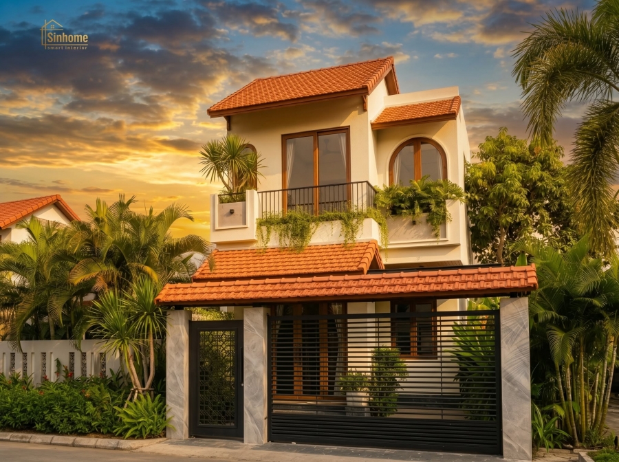 NHÀ PHỐ MODERN "TROPICAL" KẾT HỢP NỘI THẤT PHONG CÁCH "JAPANDI" - TỔ ẤM CHILL GIỮA LÒNG PHỐ THỊ 